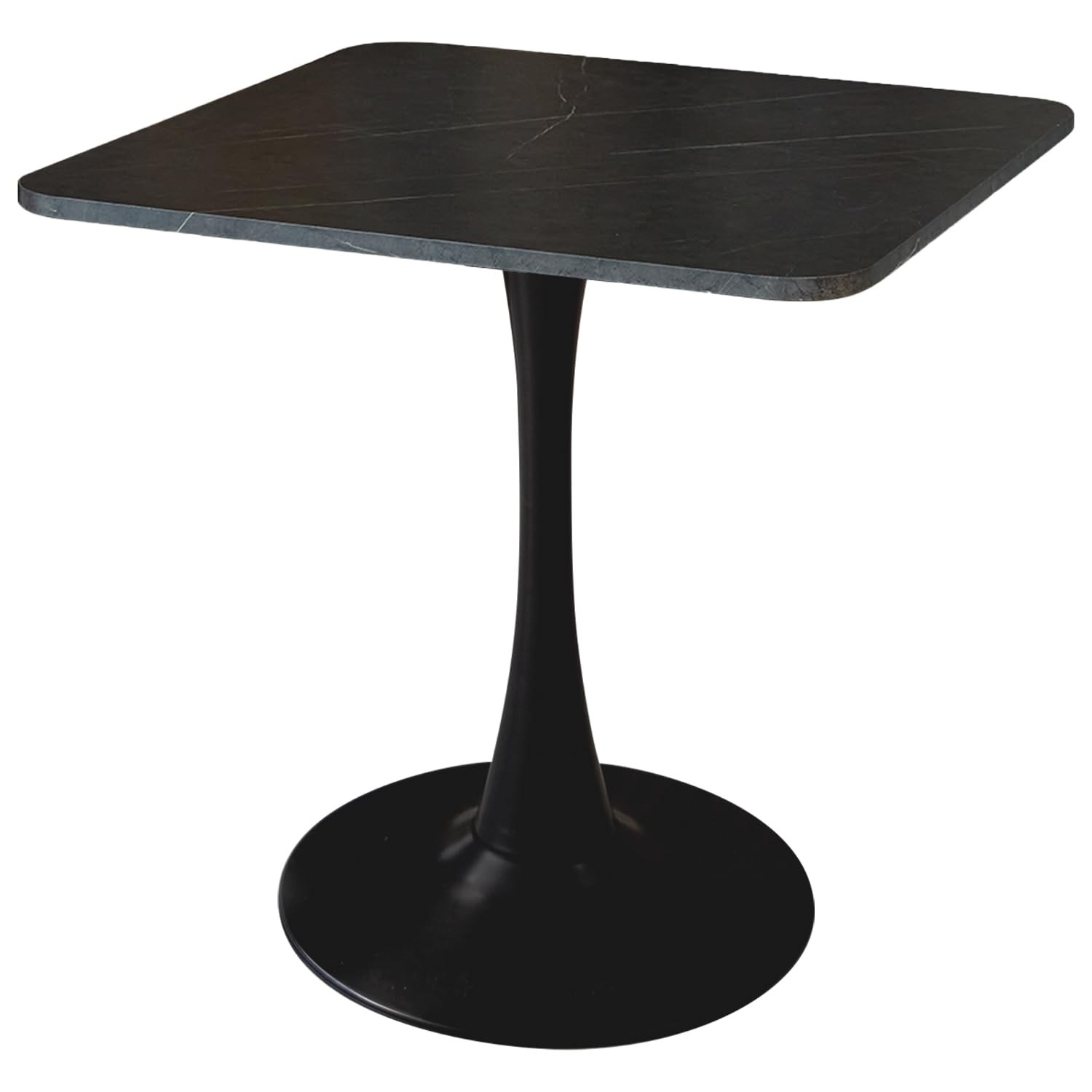 Square Modern Dinning Table 30 inches for 2-4 Bistro Tulip Table with Faux Ma…