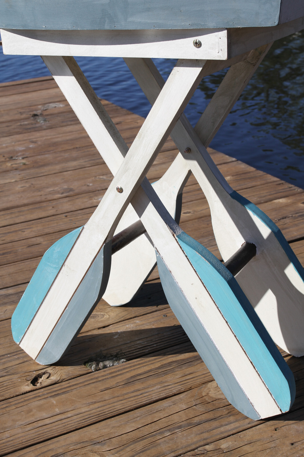 Foldable Boat Shape Side Table For Your Sunroom, Deck Or Patio,all occasion gift
