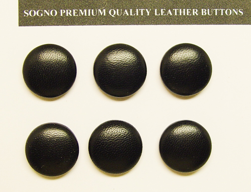 GENUINE LEATHER TUFTING BUTTONS 6 PCS at 13/16 inch for sofas,chairs,headboards