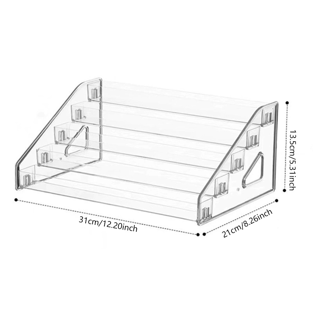 3 4 5 6 7 Tier Clear Acrylic Holder Riser Display Shelf Removable Rack Figures