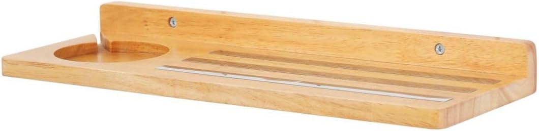 Magnetic Tonies Shelf, 1 Tier Oak Wall Rack for Figures & Charging