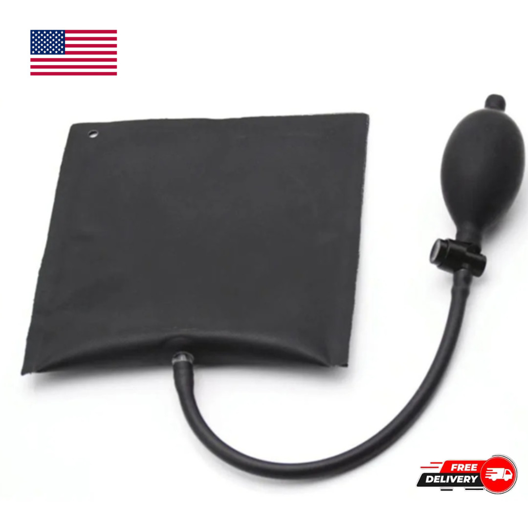 Inflatable Air Pump Wedge Car Door Window Entry Lock Tool Shim Pad