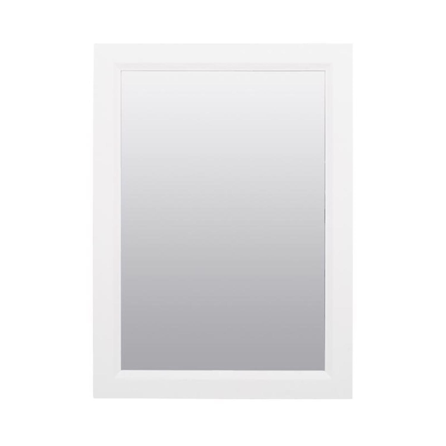 Zenith W231 White Plastic Rectangle Medicine Cabinet 22.38 H x 16.38 W x 5 D in.