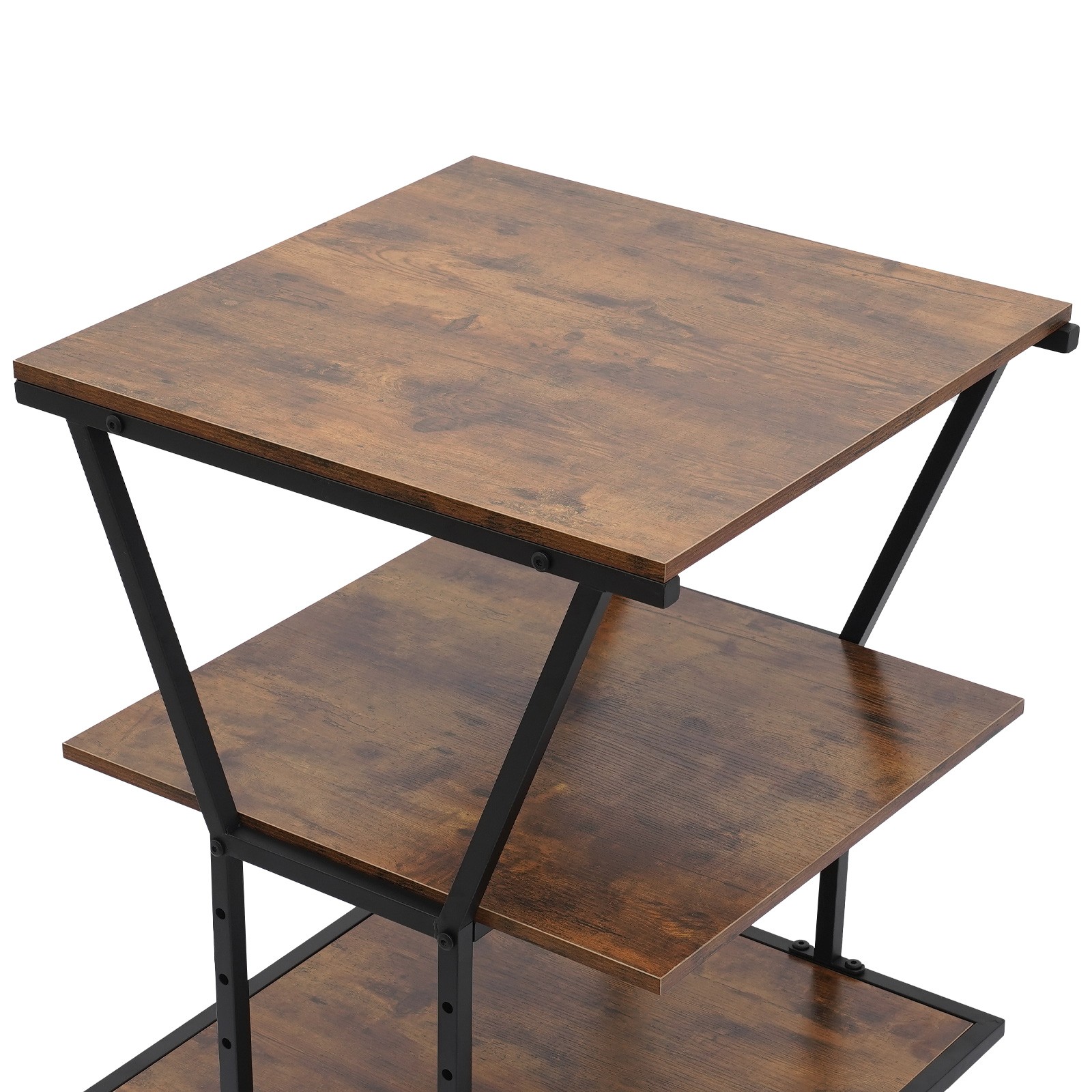 3-Tier Printer Stand For Home/Office Printer Storage Cart With Adjustable Design