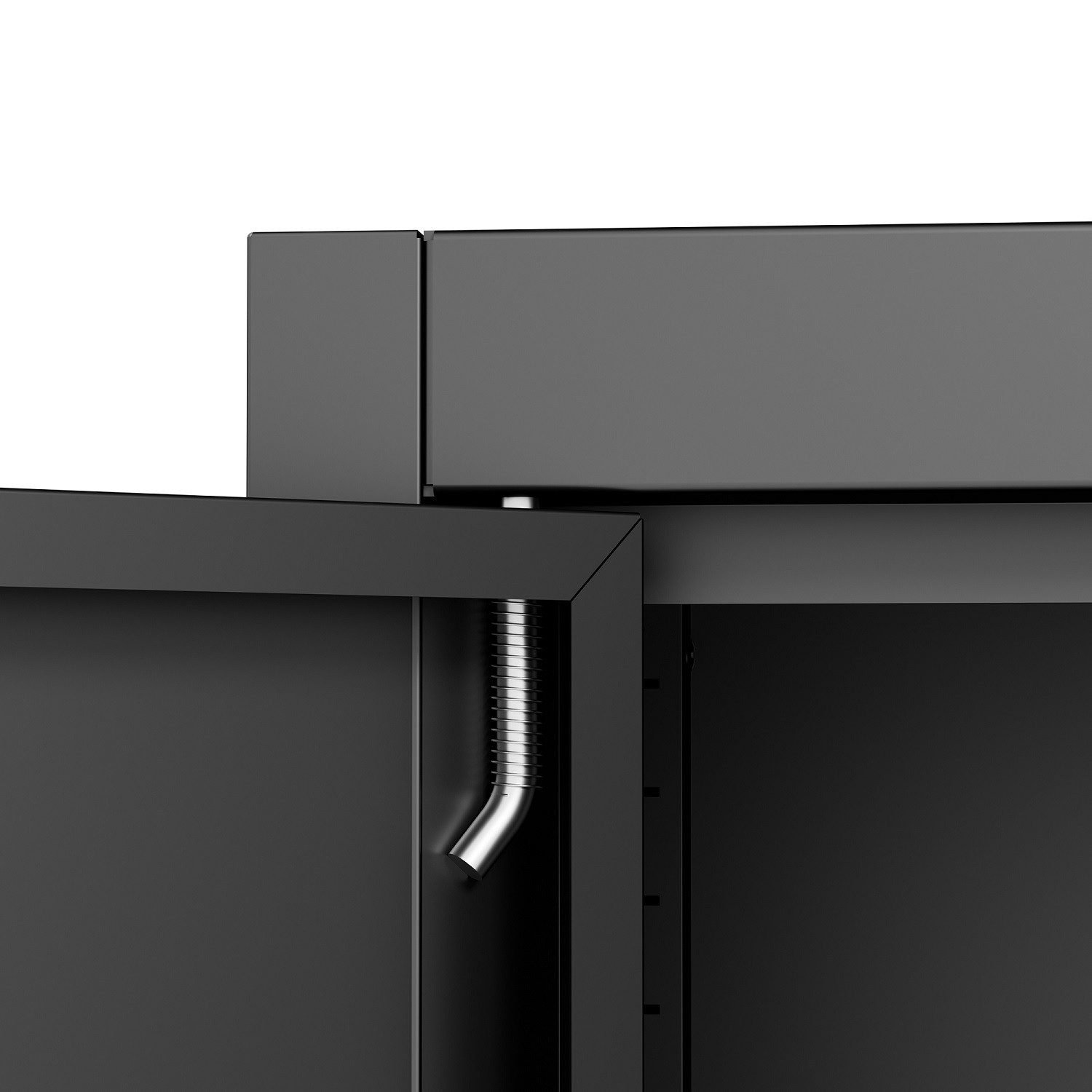 71″H Metal Garage Storage Cabinet Steel Locking File Cabinet w/Doors&4 Shelves