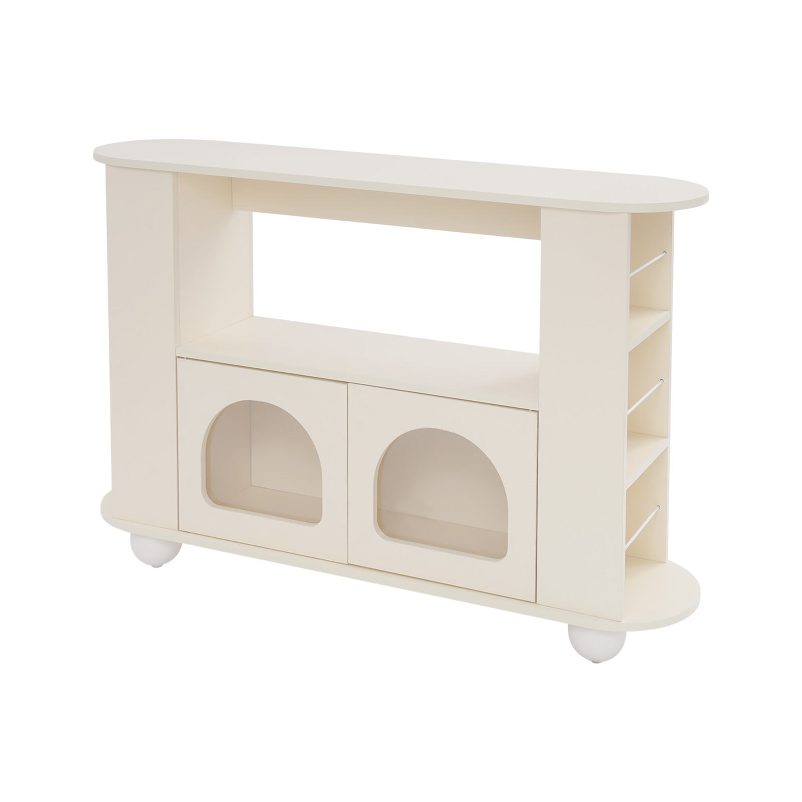 Max40kg 31.5in H Sideboard Cabinet Storage Organizer Floor Stand Storage Cabinet
