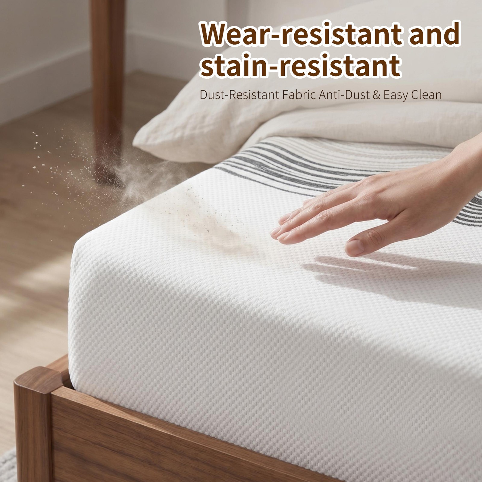 King Size Memory Foam Mattress Compressed Delivery Firm Support Soft Comfort