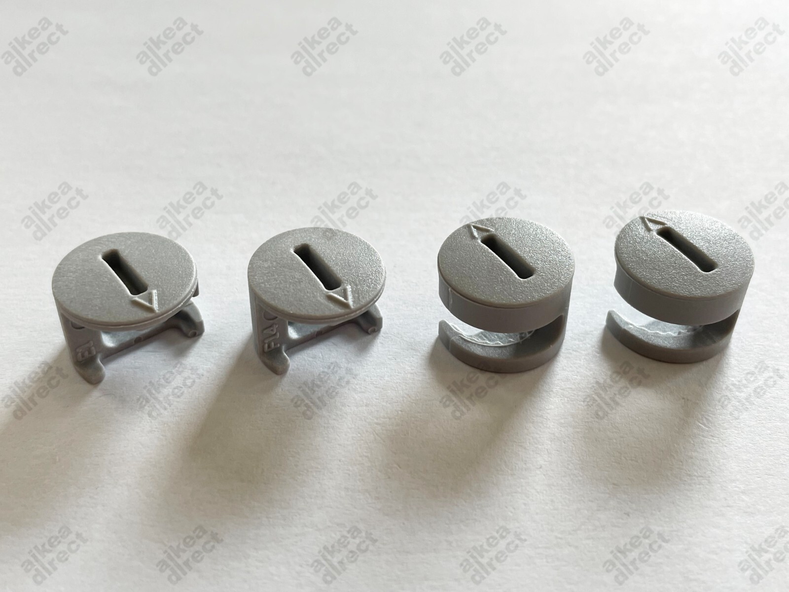 Ikea Plastic cam lock nuts Part # 119030 118224, gray (4 pack) – NEW USA shipped