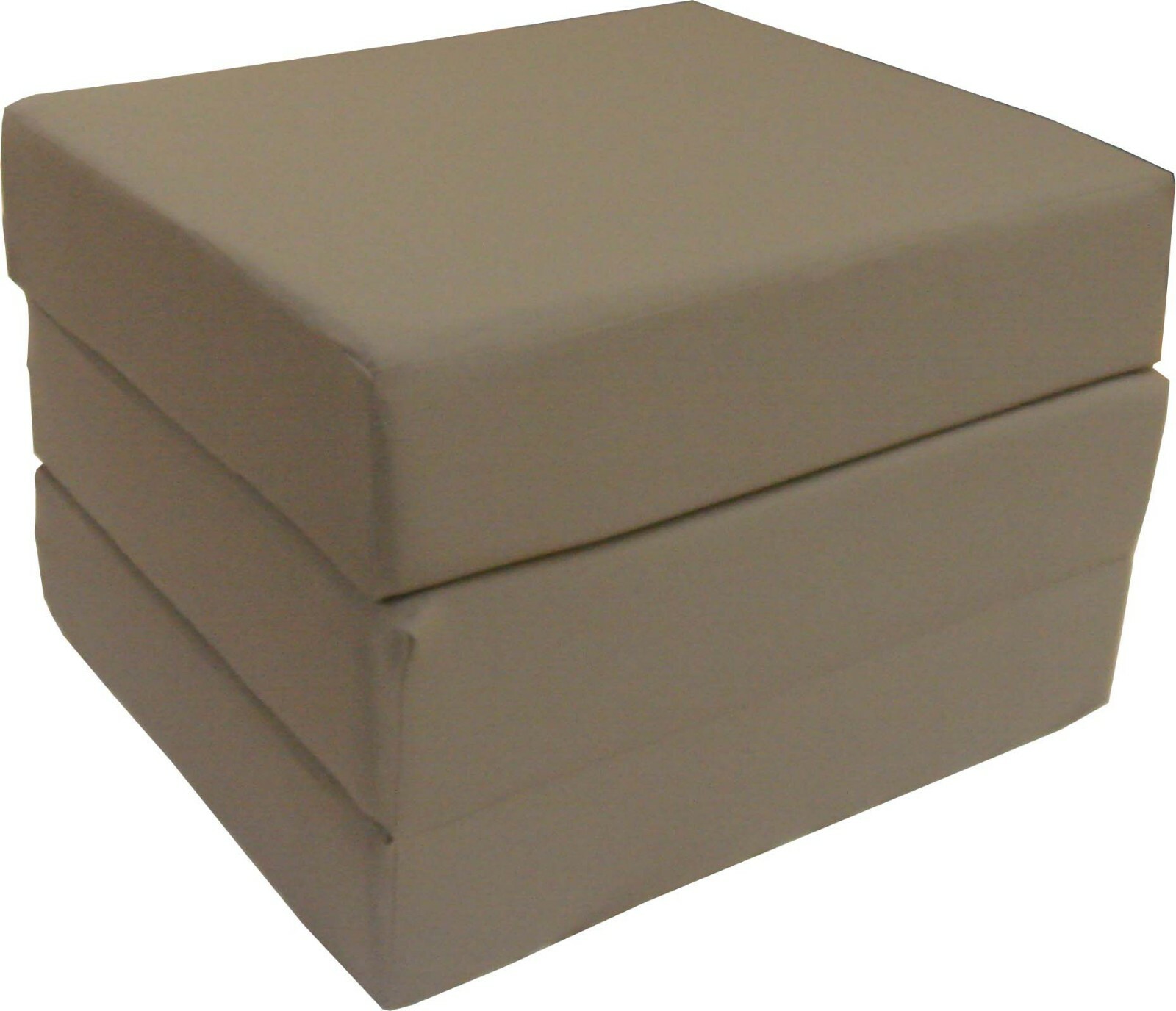 Shikibuton Trifold Foam Beds 1.8 lbs Density, Folding Mattress 6x27x75, Tan