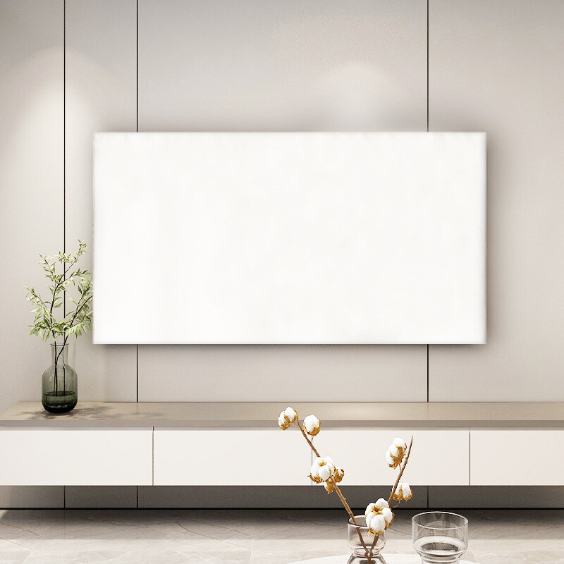 Solid Color Elastic Dustproof Indoor TV Monitor Slipcover Desktop Computer Cover