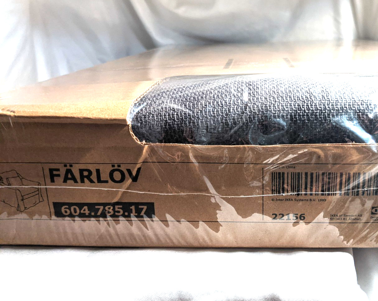 Ikea FARLOV Armchair / Chair Cover Slipcover FLODAFORS GRAY grey New SEALED!