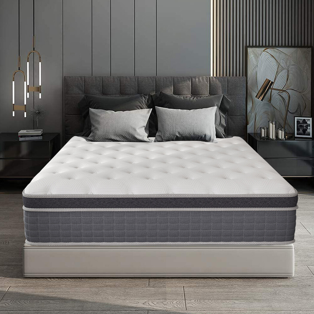 12″ Mattress Twin Full Queen King Size Hybrid Pocket Spring Memory Foam MICOOLS