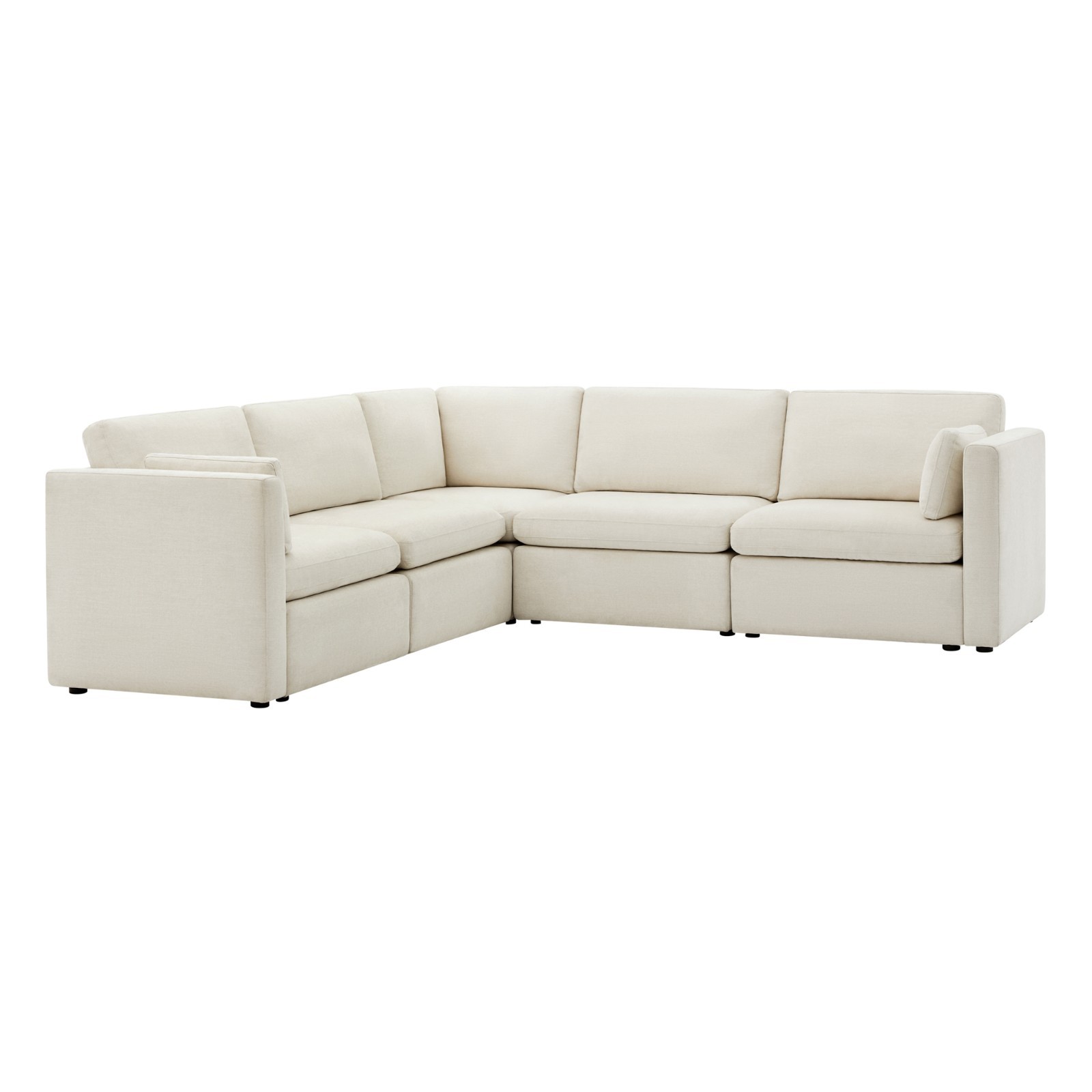 CHITA Oversized Modular Sectional Sofa Set,5 Seat V Shaped Cloud Couch
