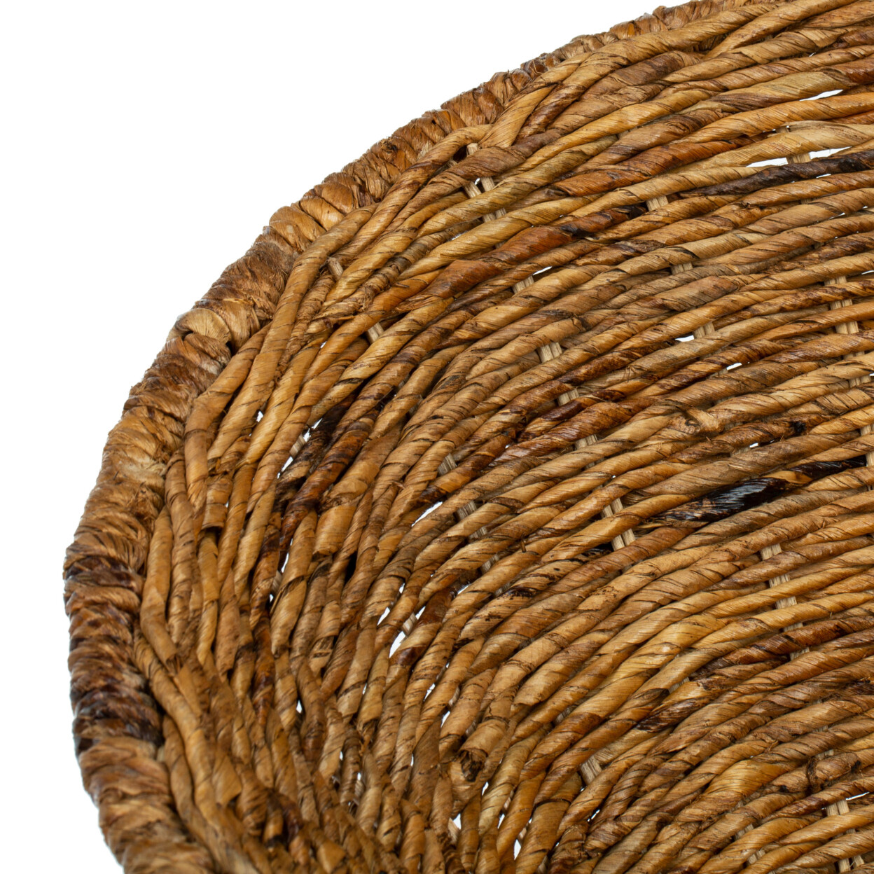 SAFAVIEH Sierra Rattan Accent Chair | Natural / Dark Steel |