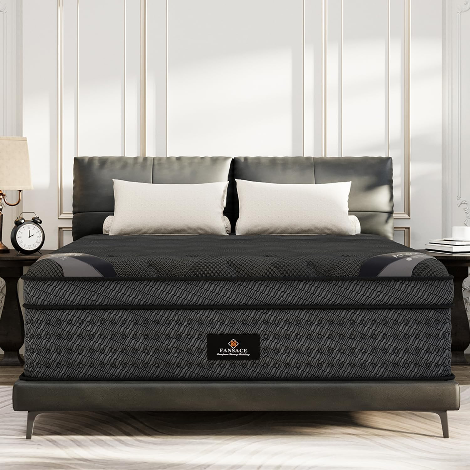 (High-End Upgraded) Luxury 12 Inch Queen Size Hybrid Mattress in a Box | with Ge
