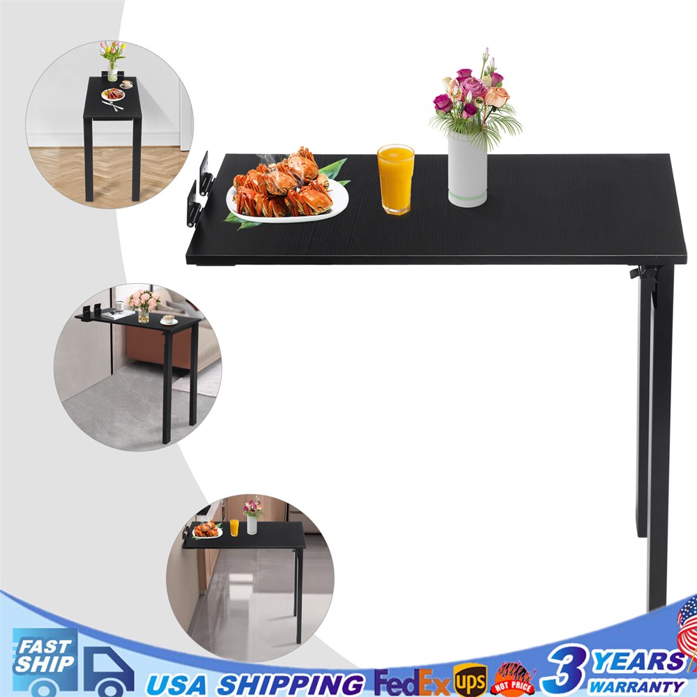 Wall Mounted Floating Folding Table Laptop Desk Home Office 29.52*15.75*29.1 in