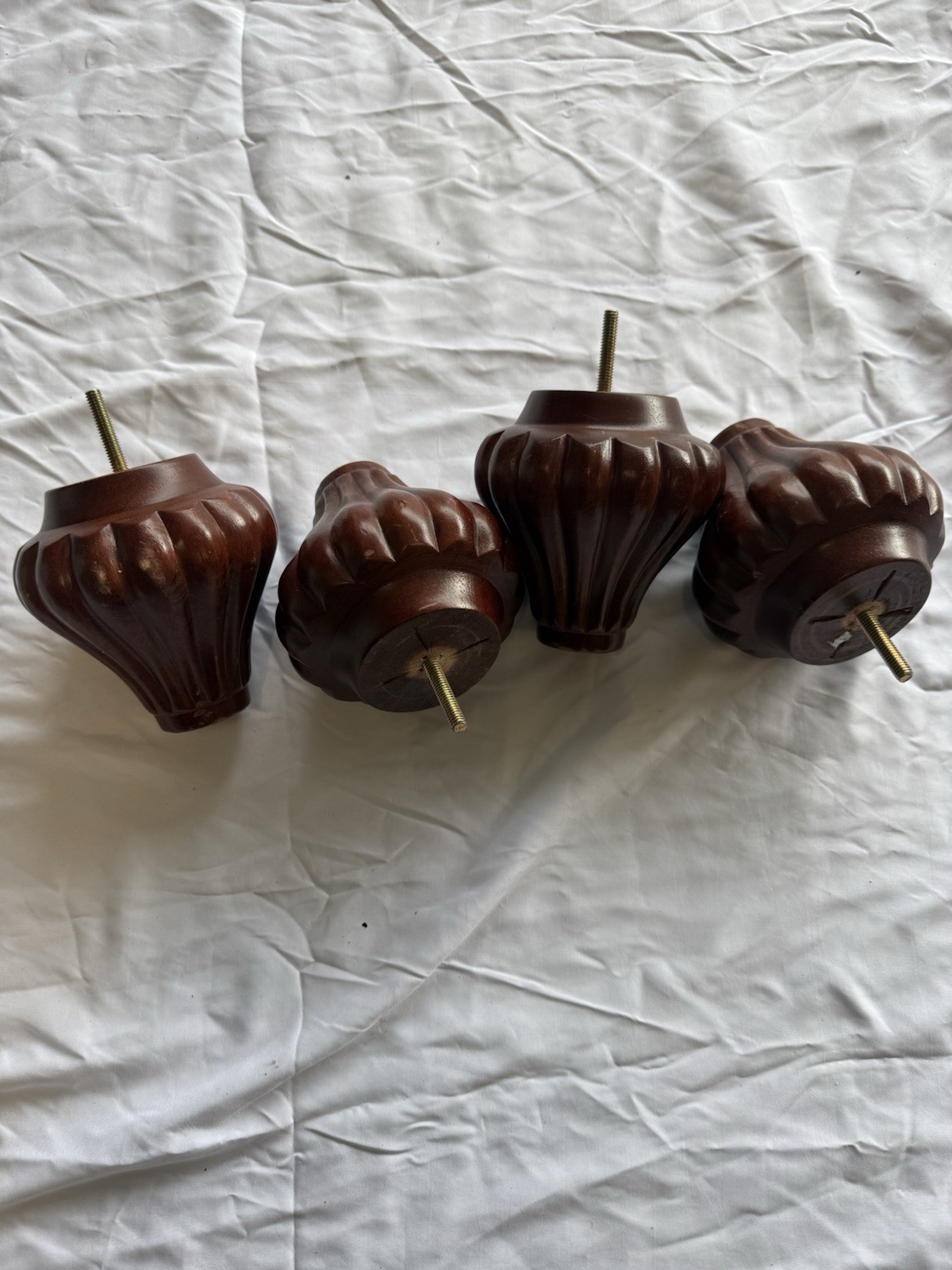 Fluted Furniture Feet/legs. All Wood.
