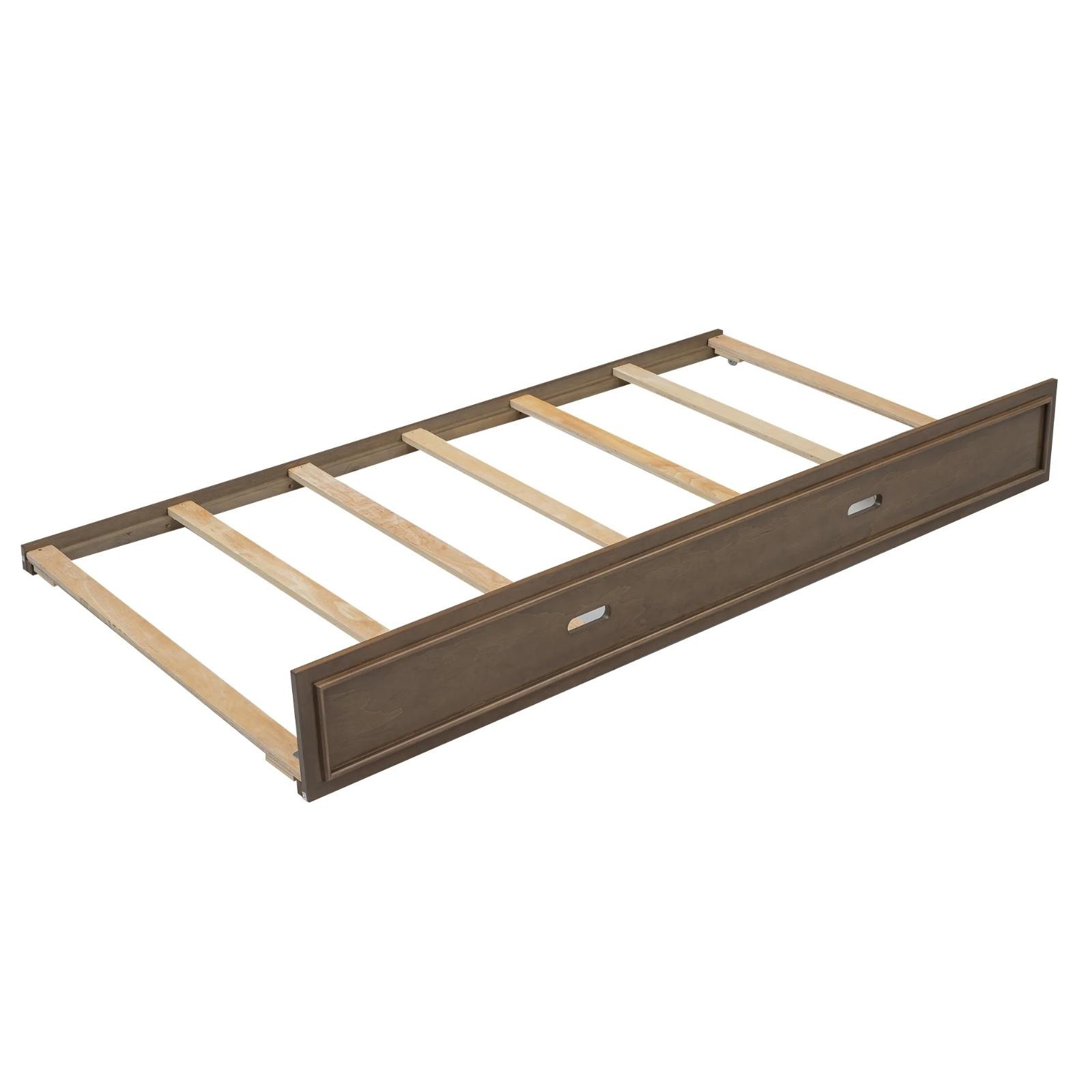Full Size Daybed With Storage Shelves And Trundle USB Charging LED Light