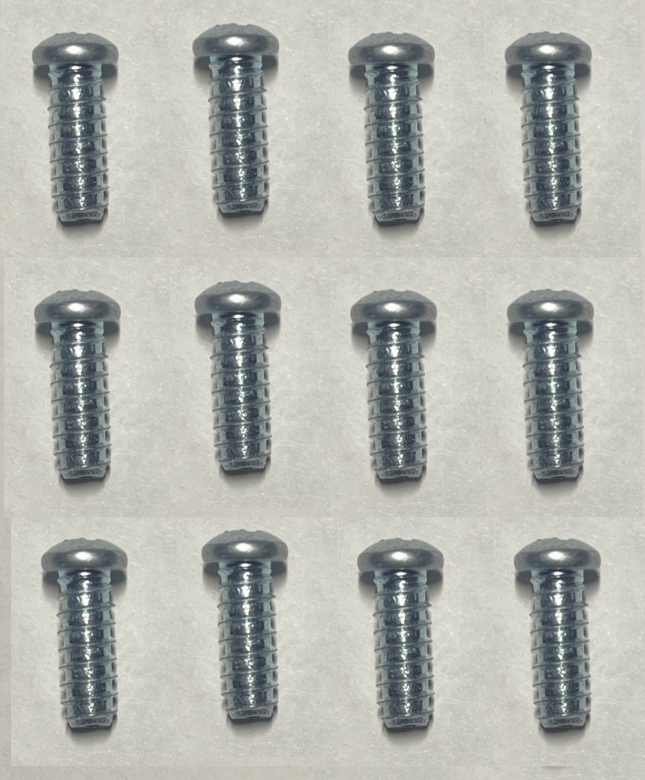 12x IKEA EURO SCREW SCREWS FLAT CX STEEL 16MM PART # 100325