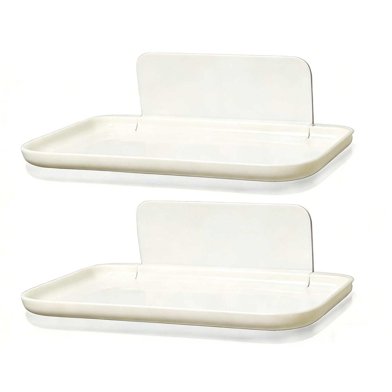 2 Pcs Small Shelf for Wall, Foldable Bedside Shelf & Small Wall Shelves No Dr…