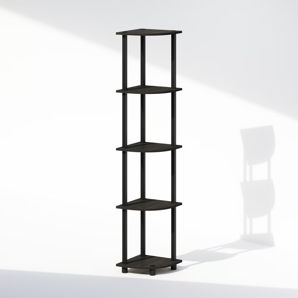 Turn-N-Tube 5 Tier Multipurpose Corner Display Rack Shelving Unit,