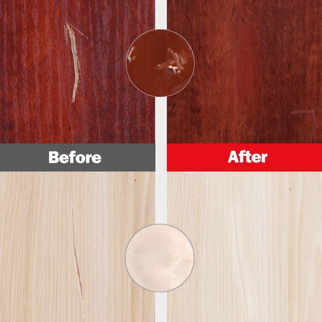 Wood Repair Kit Wood Touch up Paint Restore Any Wood Furniture Wood Stain, 12 Co