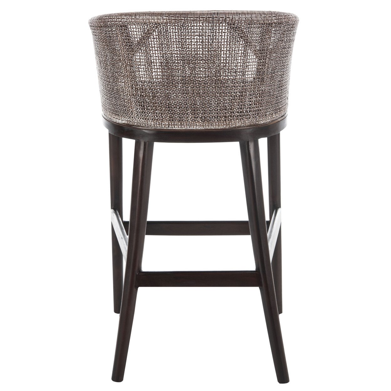 SAFAVIEH Brando Bar Stool | Brown / White |