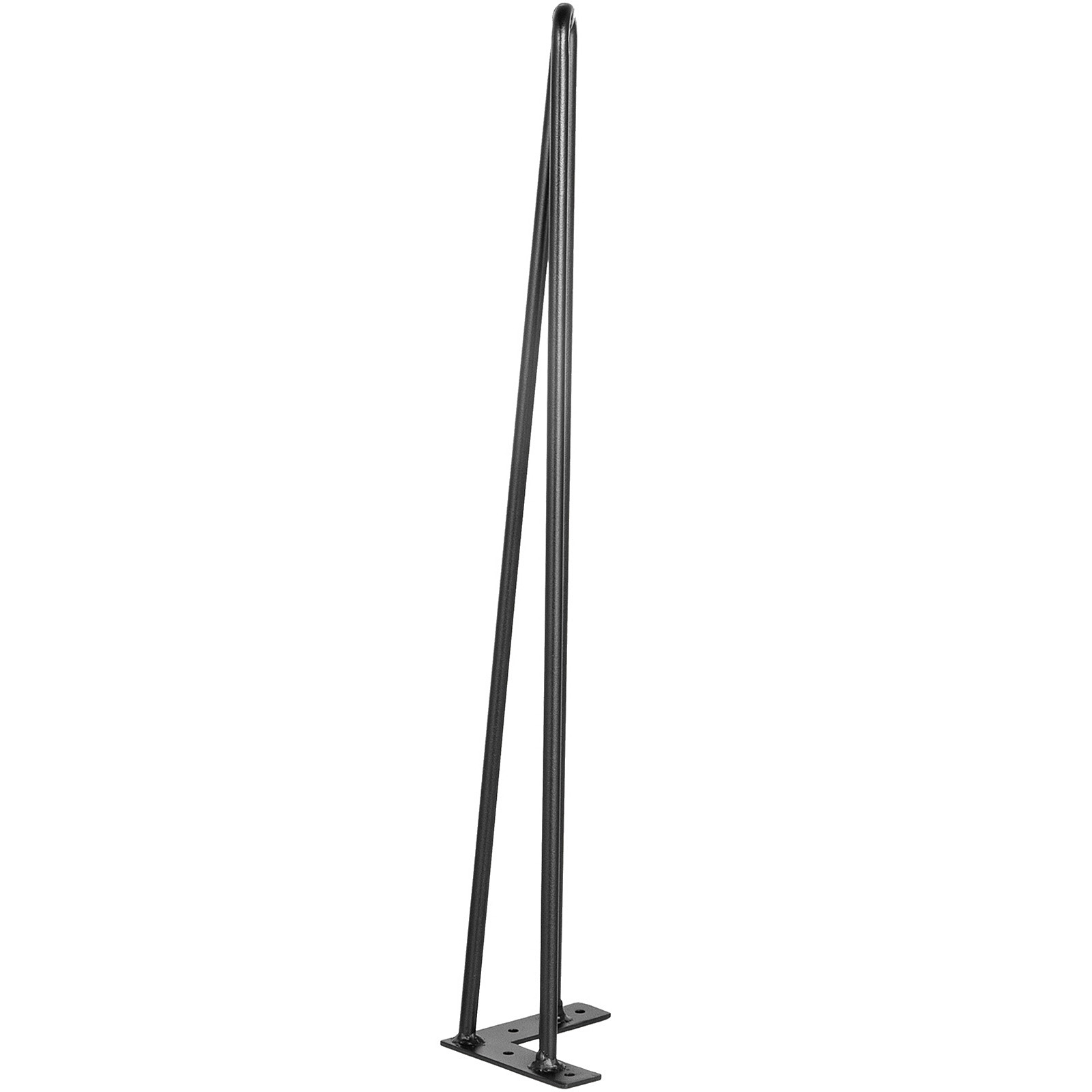 VEVOR Hairpin Table Legs 24 inch, Set of 4 DIY Desk Table Legs 3 Rods Heavy Duty