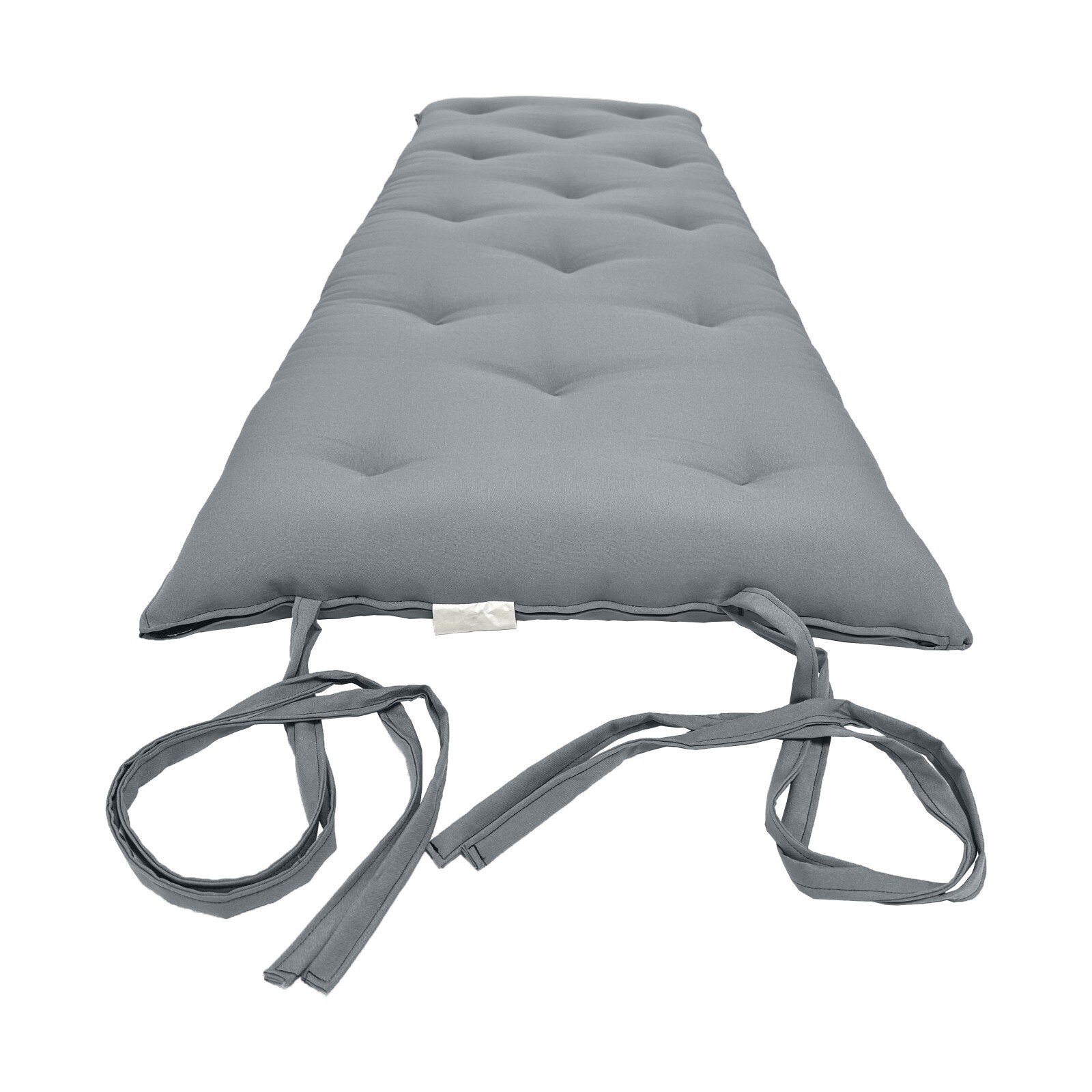 Twin Floor Rolling Futon Mattress, Cotton Shikifuton Mats 3x39x80 Gray