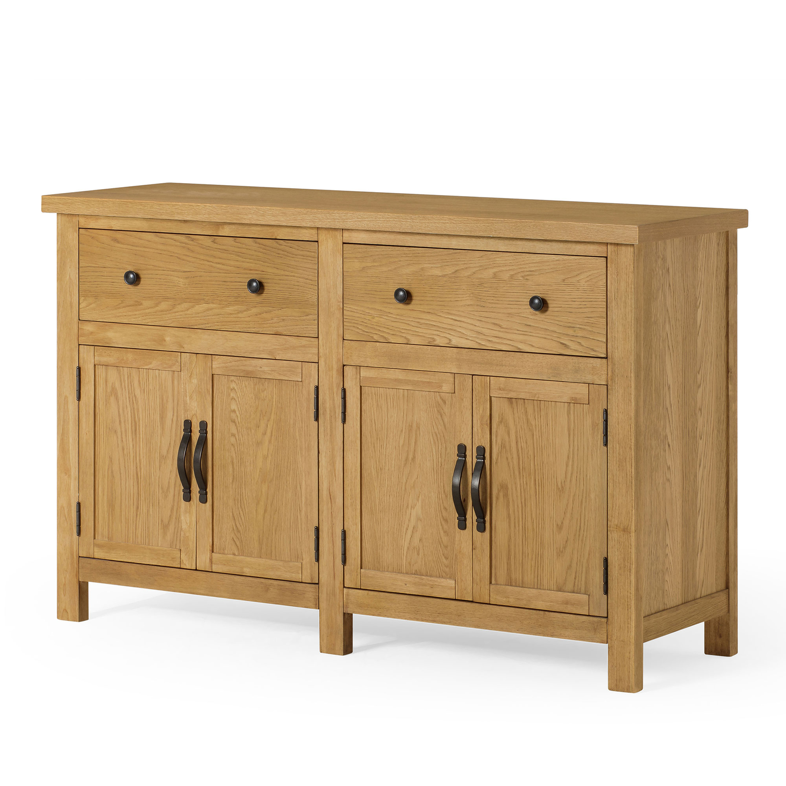Maven Lane Felix Rustic Wooden Sideboard in Weathered Natural Finish