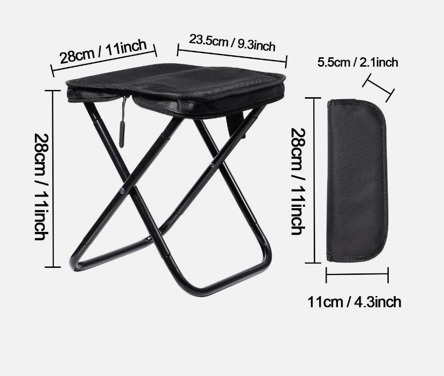 Portable Small Folding Stool Foldable Camping Stool Hiking Fishing Chair Outdoor