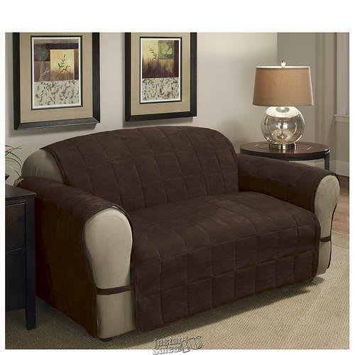 Ultimate Furniture Extra Long Sofa Protector Chocolate 164″x98.5″