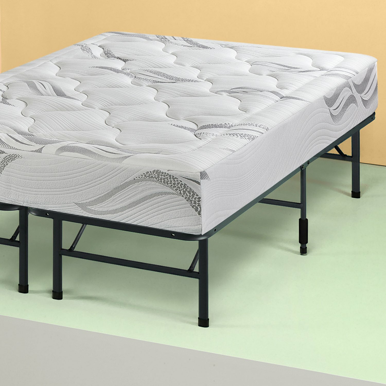 Mattress Bed Frame Base Box Spring Platform Foundation Twin Full Queen King Size