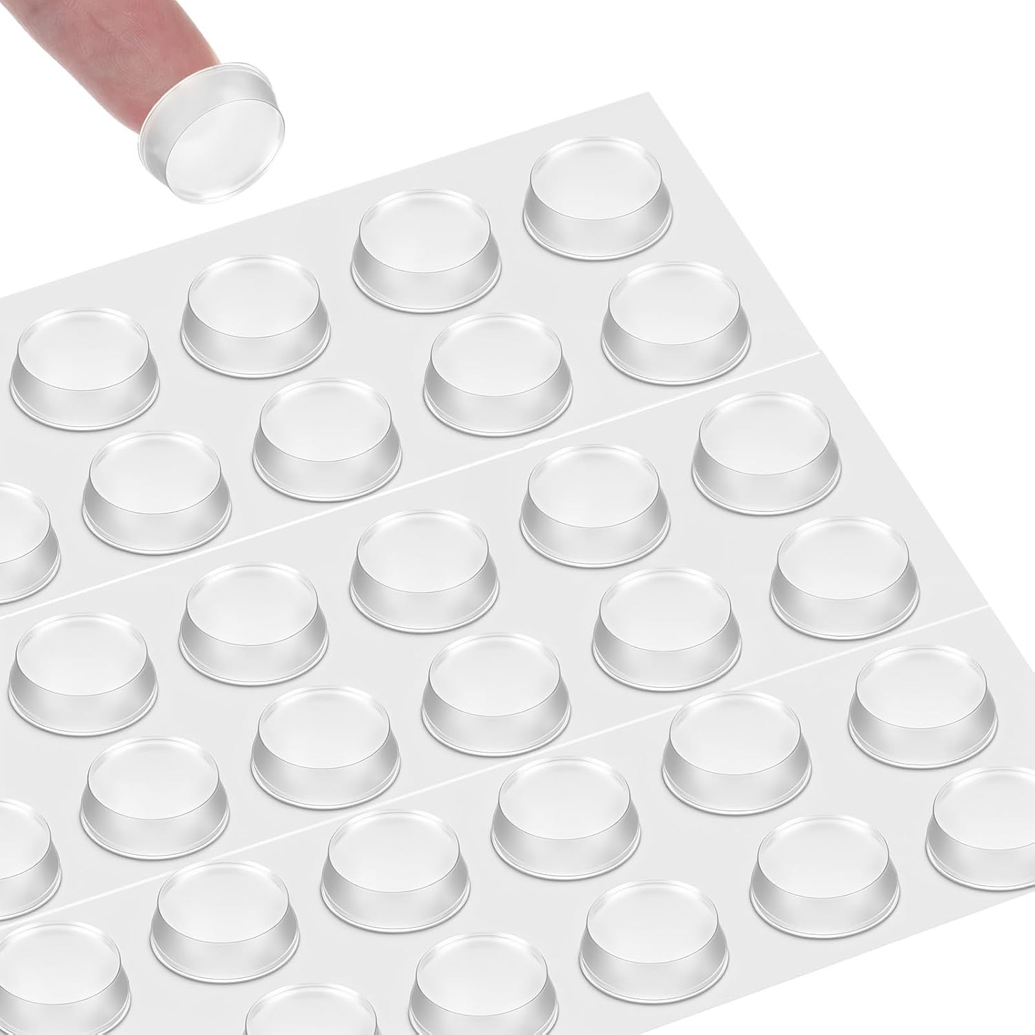 36Pcs Glass Table Top anti Slip Pads Grippers Rubber Bumper Feet round Adhesive