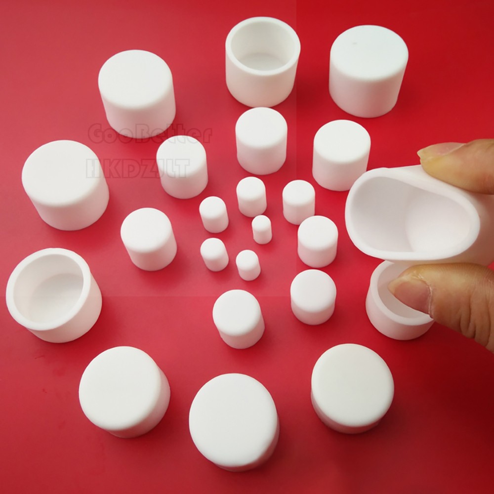 White Rubber Chair Ferrules Stool Table Feet Pipe Tip End Cover Caps 3 – 60.5 mm