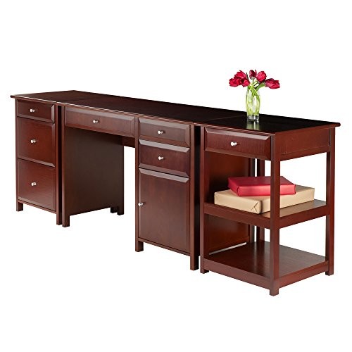 Winsome Wood Delta Printer Table, Walnut