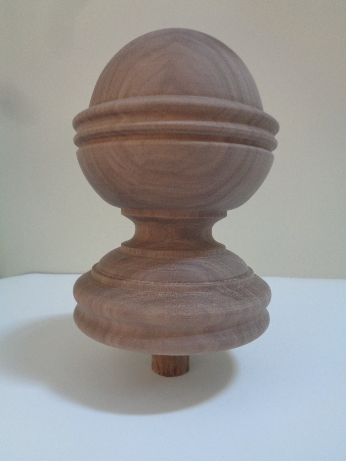 WOOD FINIAL UNFINISHED FOR NEWEL POST FINIAL OR CAP Finial #122