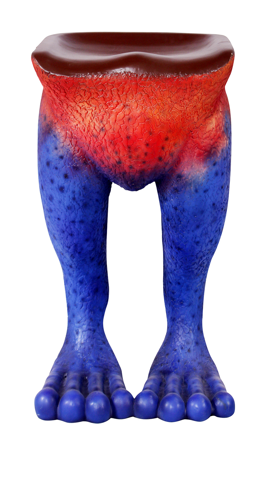 Red and Blue Rainforest Frog Bar Stool – Rainforest Frog Kitchen Décor