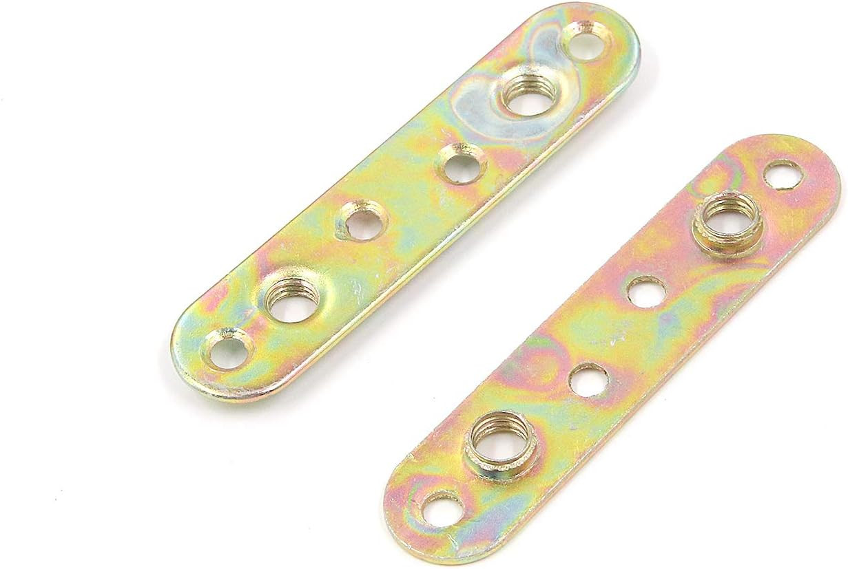 4 Pcs Universal Beds Rail Bracket Iron Bed Plates Hook on Conversion Brackets fo