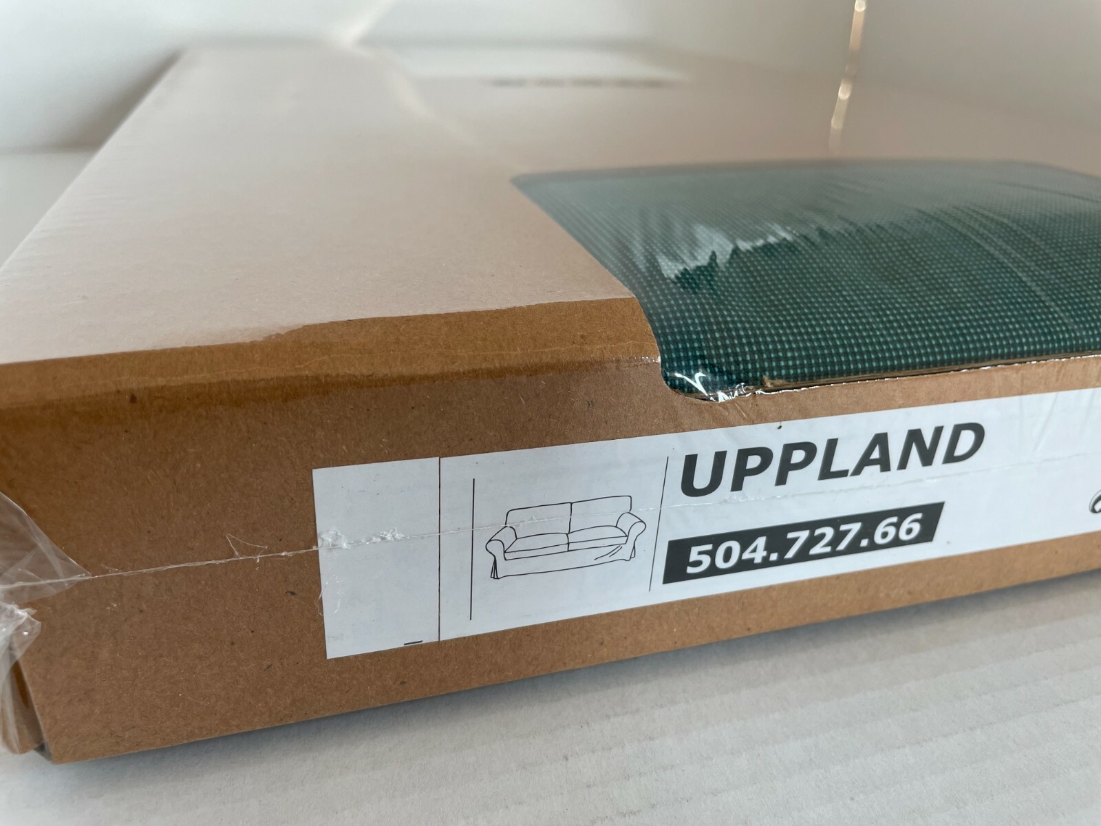 Ikea UPPLAND Cover for loveseat 2 seat COVER ONLY, totebo dark turquoise – NEW