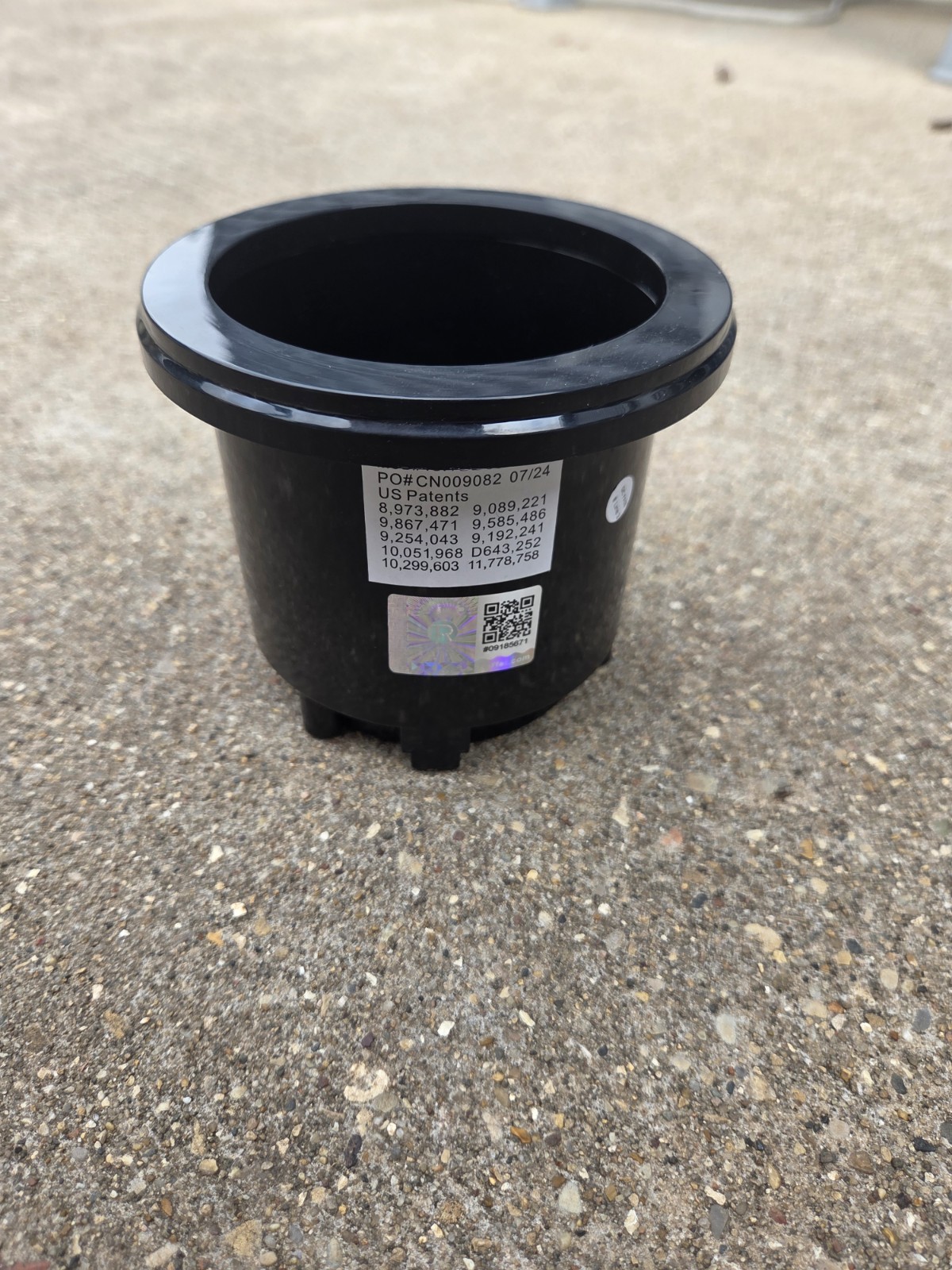 NEW Lippert Black Cup Insert For RV Cup Holder, Model 2020114386 Raffel