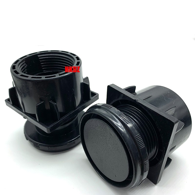 ABS Plastic Square Tube End Caps Adjustable Table Foot Furniture Leveling Feet