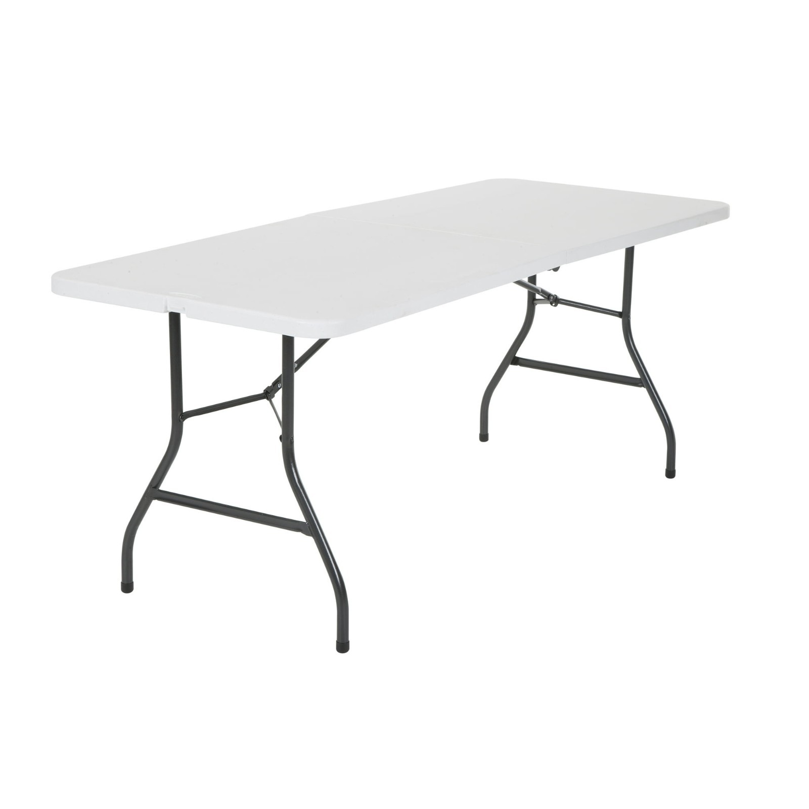 Cosco Centerfold Folding Table – White (14678WSL)