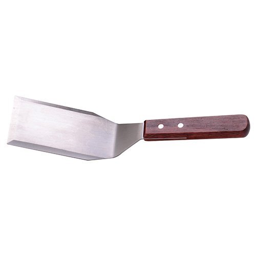 Value Series WHT-11 Wooden Handle Hamburger Turner, 6-1/2″Wx3″D