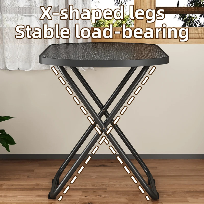Stable Tray Table with No Assembly Required, TV Dinner Tray for Eating, Foldable