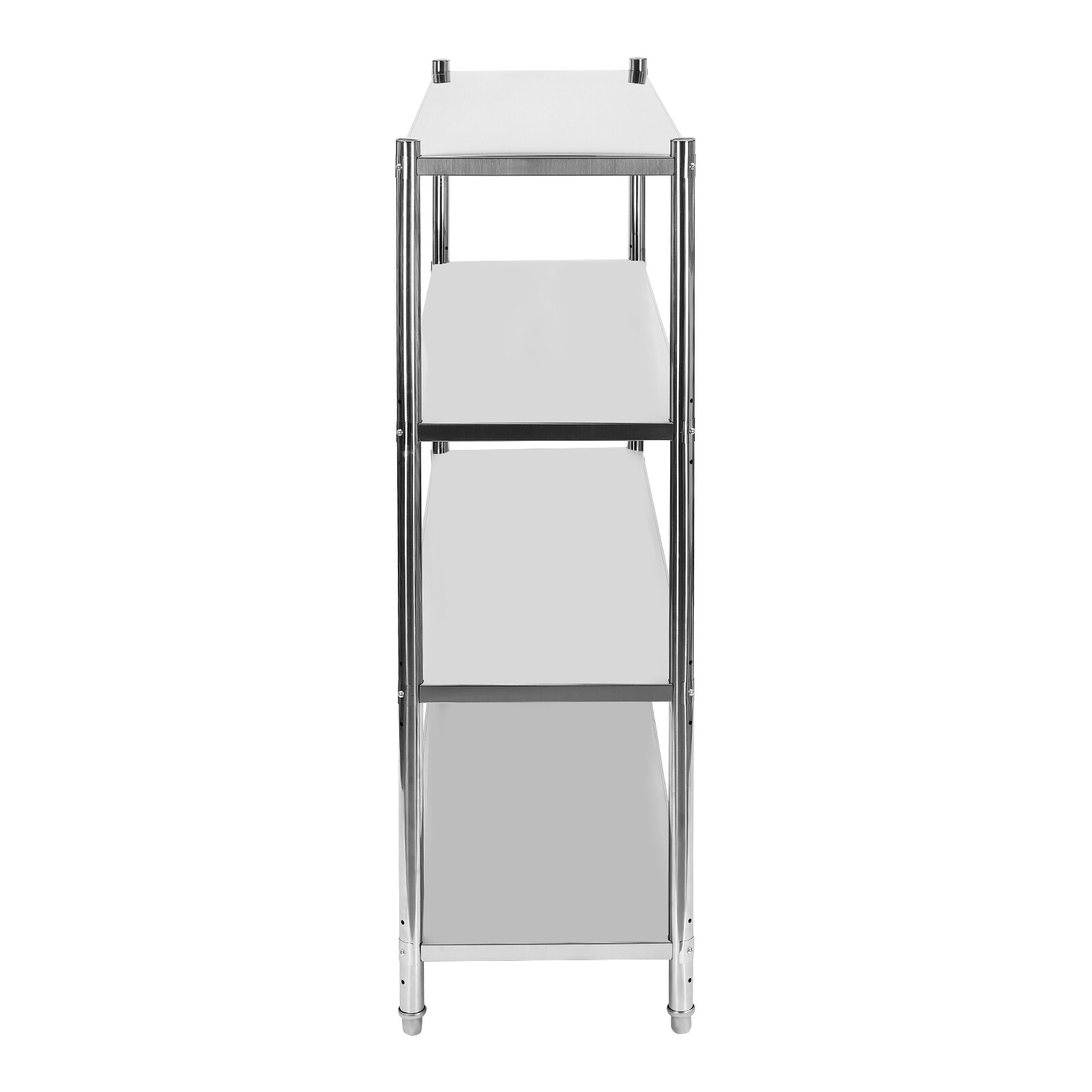 4 Shelf Steel Storage Shelving Rack Heavy Duty 1200 lb Capacity 58.1*17.5*58.1in