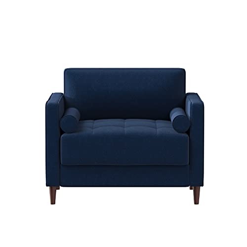 Lexington Armchair, 39.8″ W x 31.1″ D x 33.5″ H Navy Blue