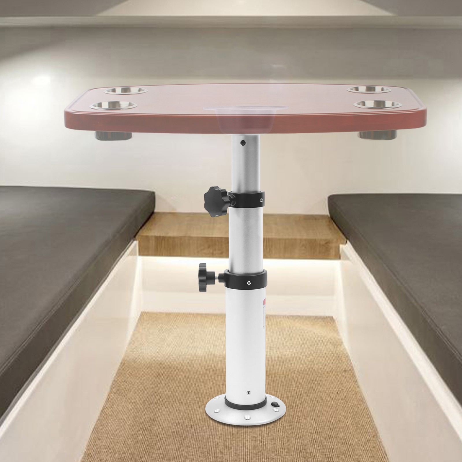 43-74cm Adjustable Table Leg Table Pedestal Stand RV Boat Bar Cafe Table Base