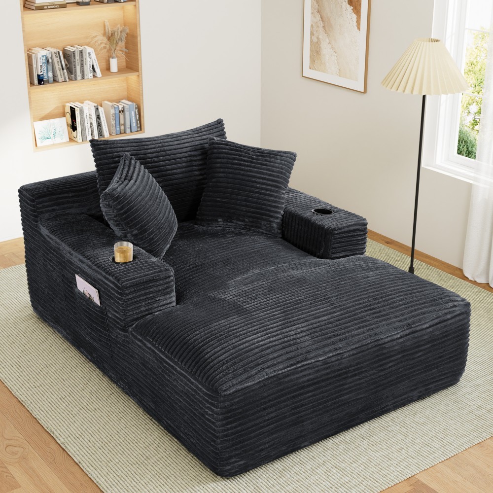 Modern Oversized 5 Seater Modular Sectional Sofa Couch for Living Room Office