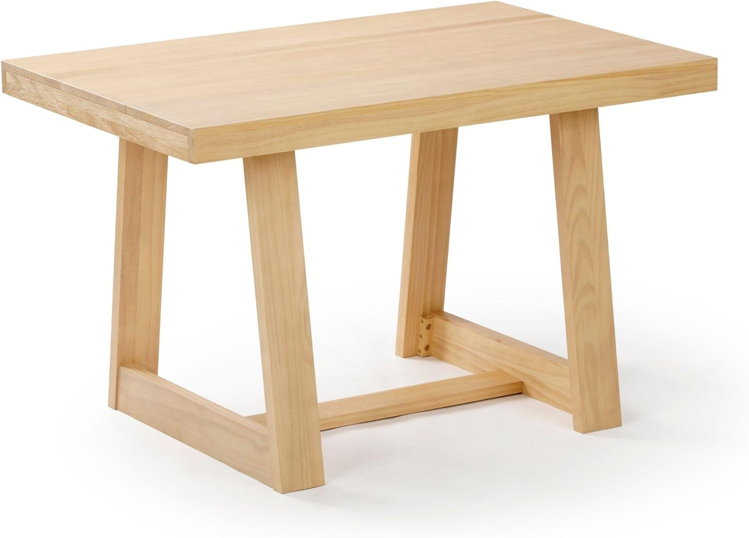 48 Inch Farmhouse Dining Table, Rustic Solid Wood Kitchen Table, Dinner Table fo